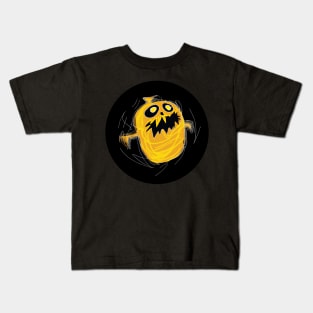 Pumpkin ghost character flying Kids T-Shirt